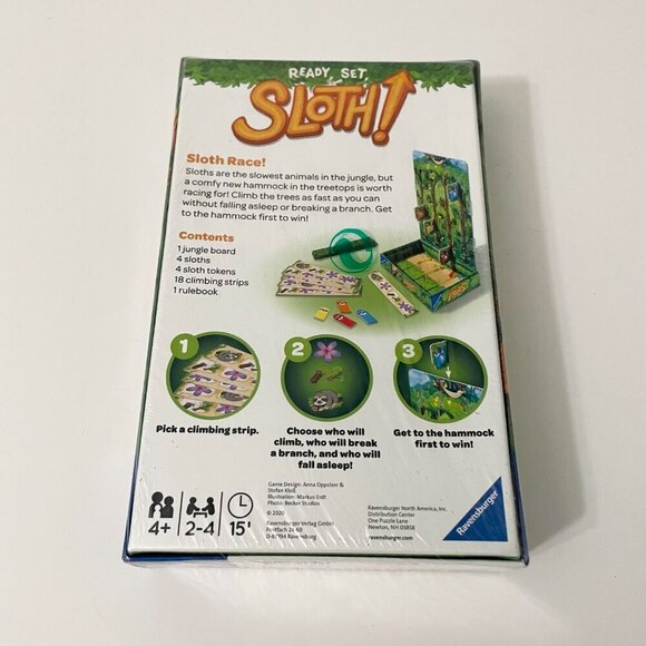 Ravensburger Ready Set Sloth Big Little Game Card Game Sealed - Picture 5 of 10